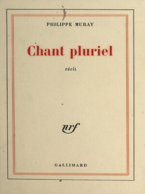 cover image of Chant pluriel